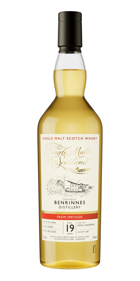 Benrinnes - 19 year old Refill Hogshead #310428 Single Malts of Scotland 57%