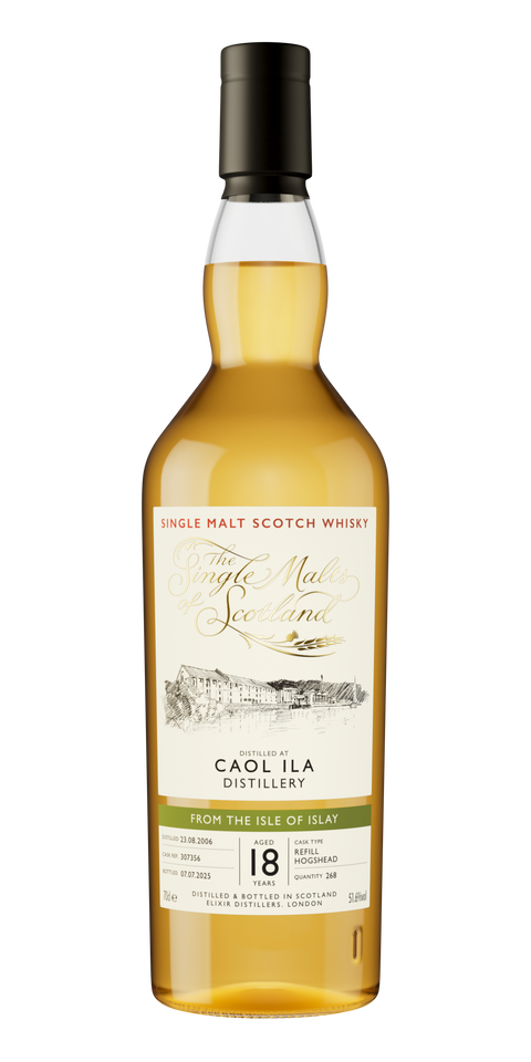 Caol Ila - 18 year old Refill Hogshead #307356 Single Malts of Scotland 51.6%