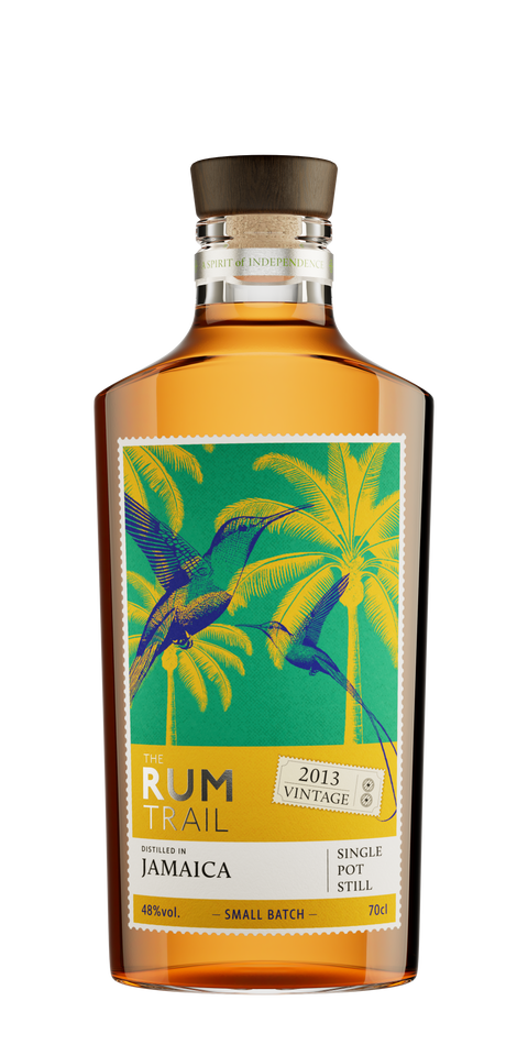 Jamaica - 11  year old 'Single Pot Still Rum' Bourbon Barrels The Rum Trail 48%
