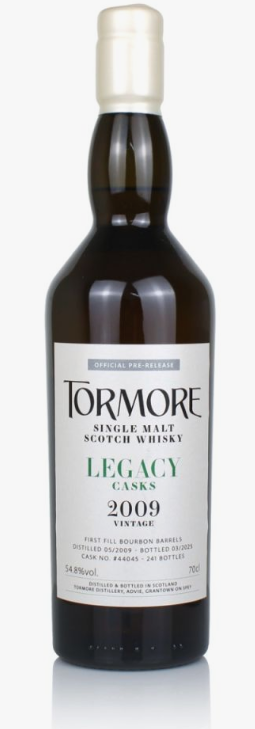 Tormore - 15 year old 1st Fill Bourbon Barrel #44045 'Legacy Casks' 54.8%