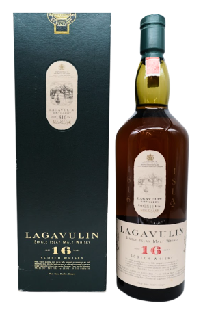 Lagavulin - 16 year old 'White Horse Screen Print' Bot.1990s 43%