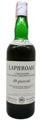 Laphroaig - 10 year old Bot.1979-Mid 1980s Julius Wile Import 45%