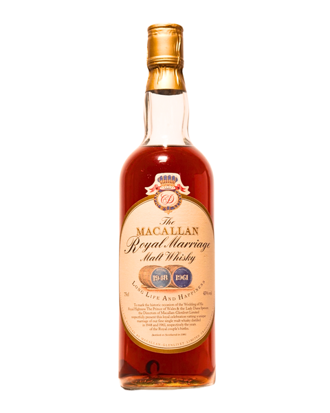Macallan - Bot.1981 Royal Marriage 'Charles & Diana' 43% (1948-1961)